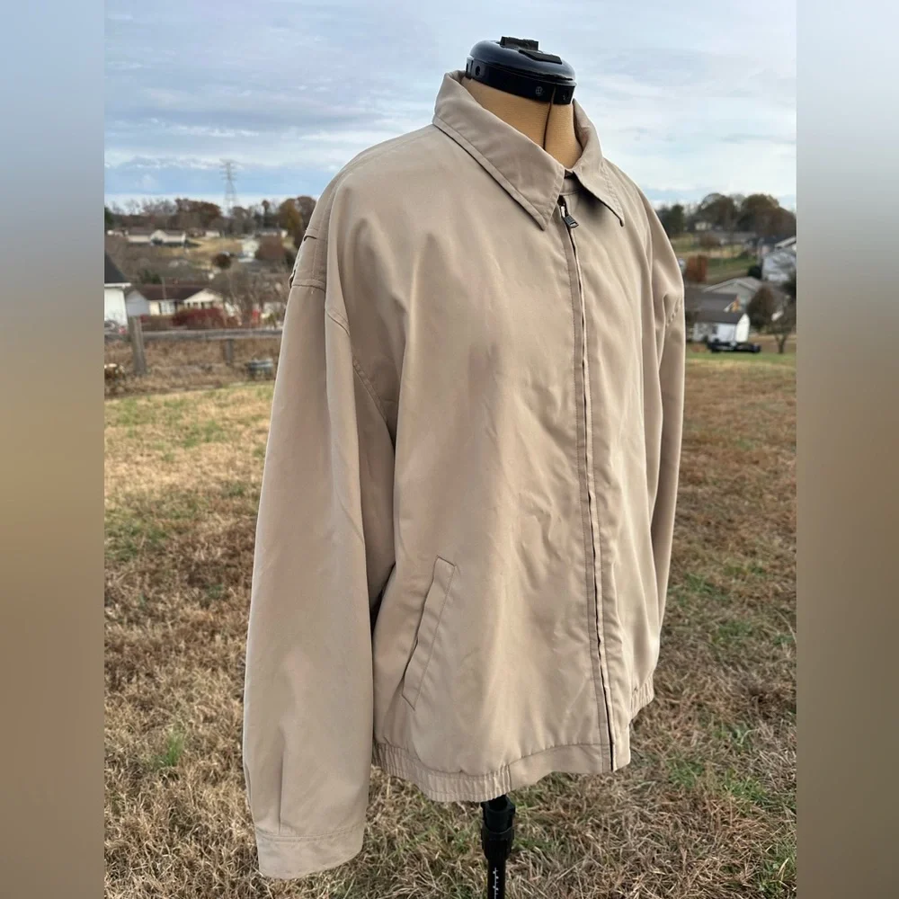 Vintage Polo by Ralph Lauren bomber jacket. Size XL. Tan. Polo pony. Vintage - Picture 4 of 7